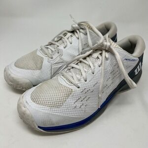 WILSON Rush Pro Ace Pickleball Court Shoes Men 9.5 White Navy Blue WRS329260